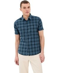Far Afield - Tonal Check Shirt - Lyst