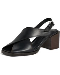 サンダル・ミュール Lemaire CROSS PUMP SANDALS Lemaire Cross Pump Sandals in Blue | Lyst