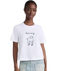 Sea - Demi French Workwear Knit T-shirt - Lyst