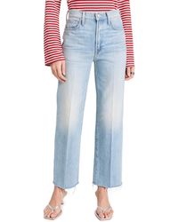 Mother - The Rambler Zip Fray Jeans - Lyst