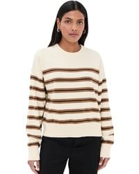 Le Bos - Striped Boxy Pullover - Lyst