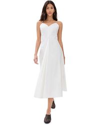 Rohe - Cotton Strap Dress With Wide Hem - Lyst