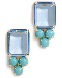 Lele Sadoughi - Crystal Berry Button Earrings - Lyst