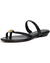 Madewell - The Mila Organic Hardware Thong Slide Sandals - Lyst