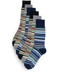 Paul Smith - Signature Sock 6 Pack - Lyst