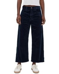 Polo Ralph Lauren - Corduroy Cropped Wide Leg Pants - Lyst