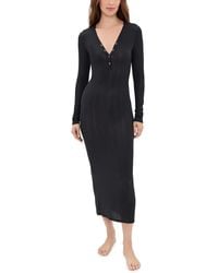 NEGATIVE - Whipped Henley Sleep Dress - Lyst