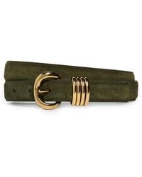 Madewell - Suede Inez Belt - Lyst