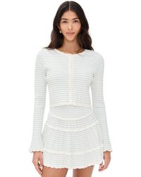 LoveShackFancy - Media Cardigan - Lyst