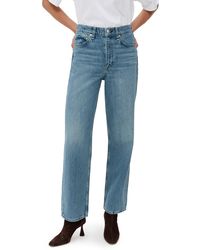 Rag & Bone - Shea High Rise Ankle Straight Jeans - Lyst