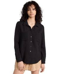 Z Supply - Kaili Button Up Gauze Top - Lyst