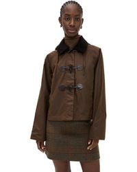 Barbour - Myra Waxed Duffle Coat - Lyst