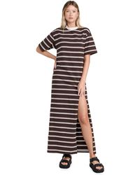 MSGM - Sg Stripe Poo Dress - Lyst