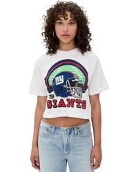Junk Food - Giants Game Time Mn Crop Tee - Lyst