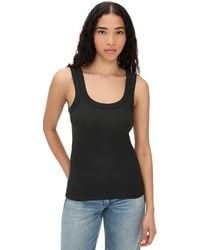 Rag & Bone - The Essential Rib U Neck Tank - Lyst
