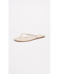 TKEES Zinc Flip Flop Neon Pink Leather - Lyst