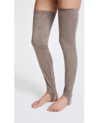 Wolford Over The Knee Stirrups - Gray