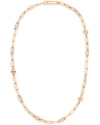 Tory Burch - Good Luck Chain Pave Necklace - Lyst