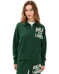 Polo Ralph Lauren - Half Zip Sweatshirt - Lyst