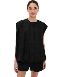 Tibi - Italian Sporty Nylon Sleeveless Blousant Vest - Lyst