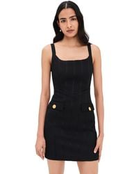 L'Agence - Helen Corset Mini Dress - Lyst