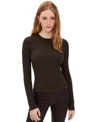 FRAME - The Fine Cable Sweater - Lyst