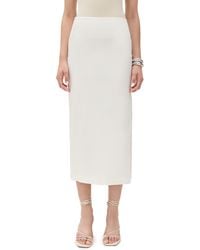 Alice + Olivia - Maeve Slip Skirt With Slit - Lyst