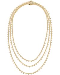 By Adina Eden - Solid Dangling Necklace Set Of 3 - Lyst