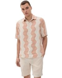 Frescobol Carioca - Castro Duo Cabana Stripe Short Sleeve Shirt - Lyst