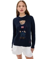Polo Ralph Lauren - American Flag Bear Sweater - Lyst