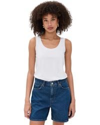 Commando - Essential Cotton Tank Thong Bodysuit - Lyst