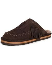 Free People - Fallon Fringe Mules - Lyst