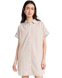 Madewell - Collared Button-front Mini Shirtdress - Lyst