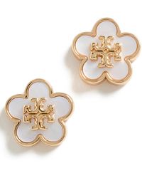 Tory Burch - Kira Flower Studs - Lyst