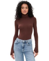 Commando - Ballet Turtleneck Thong Bodysuit With Thumbholes - Lyst