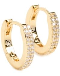 Gorjana - Wilder Shimmer Bar Huggie Hoop Earrings - Lyst