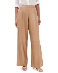 Twp - Leather Eva Pants With Bias Trim - Lyst