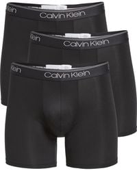 Calvin Klein - Cavin Kein Underwear Icro Tretch 3-pack Boxer Brief Back - Lyst