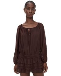 Amanda Uprichard - Dallas Skort Romper - Lyst
