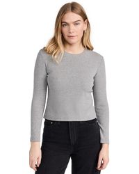 PERFECTWHITETEE - Foxx Ribbed Long Sleeve - Lyst