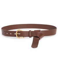 Zimmermann - Twisted Buckle Leather Belt 30 - Lyst