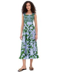 FARM Rio Multicolor Surreal Sleeveless Midi Dress | Lyst
