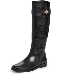 Tory Burch - T Lock Riding Boots - Lyst