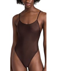 Only Hearts - Ony Heart Econd Kin Thong Bodyuit Chocoate - Lyst