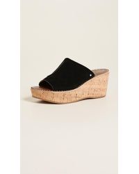 sam edelman ranger cork wedge mules