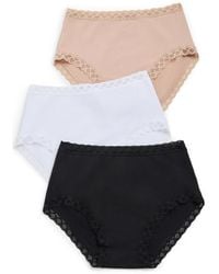 Natori - Bliss Full Briefs 3 Pack - Lyst