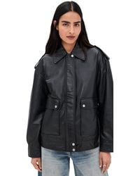 Avec Les Filles - Oversized Aviator Jacket - Lyst