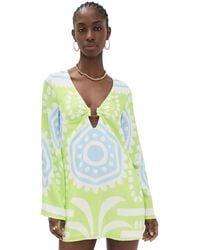 black ribbed mini dress Beyond Yoga The Line Ribbed Mini Dress in Black