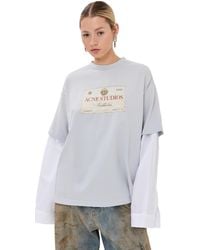 Acne Studios - Layered Print T-shirt - Lyst