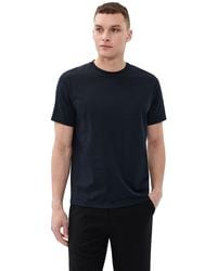 Theory - Precise Rib Cotton Tee - Lyst